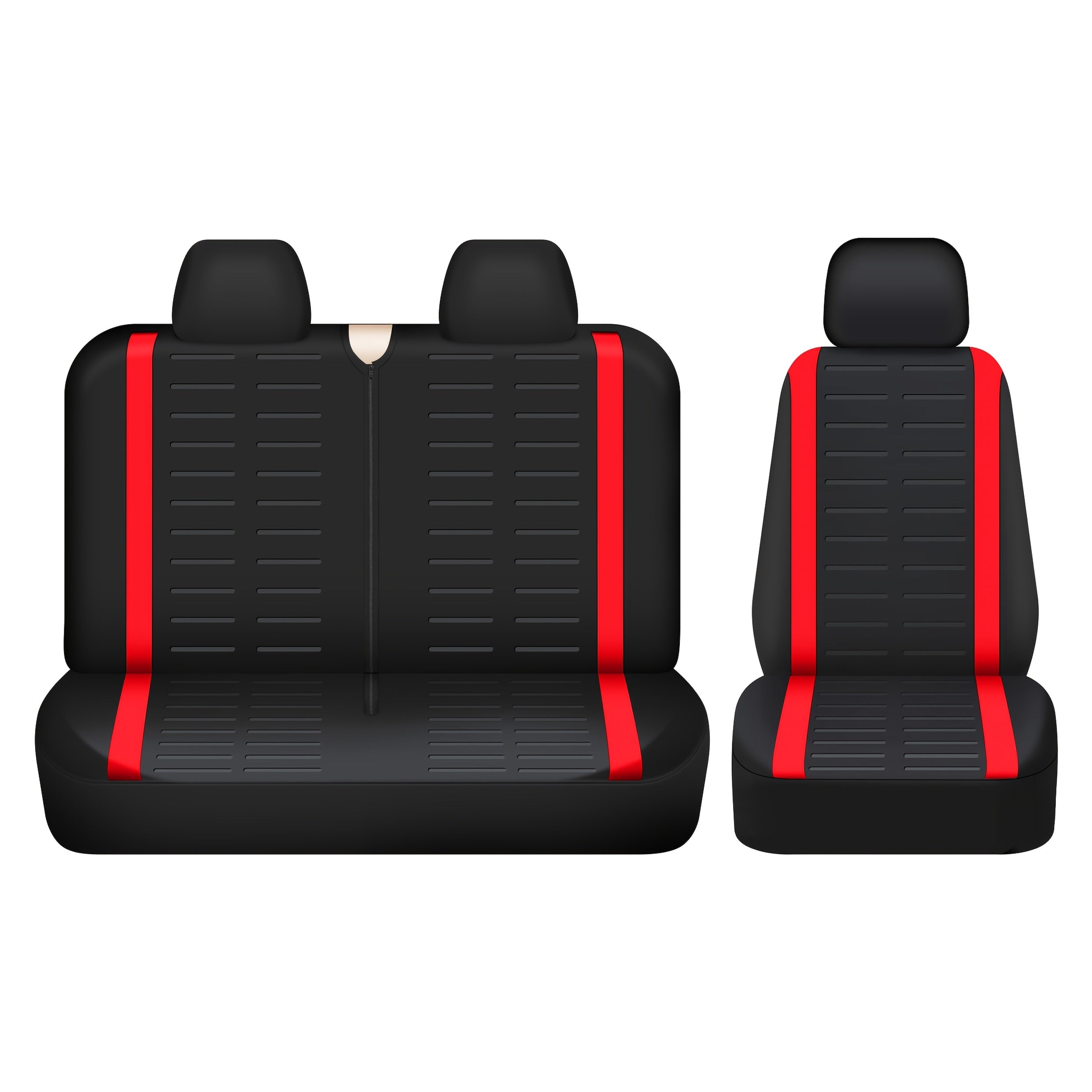 Universal avtomobil o'rindiq qoplamalari nafas oladigan polyester 2+1 o'rindiqlar uchun