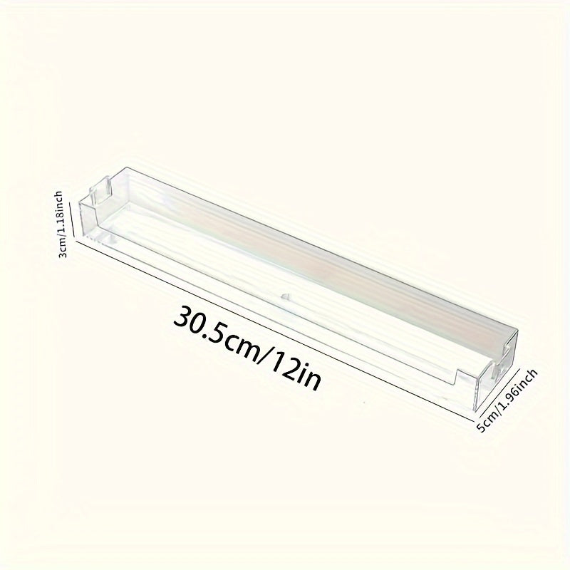 Transparent Wall-Mounted Display Shelf for Collectibles and Figures Dust-Free Adhesive Key Storage