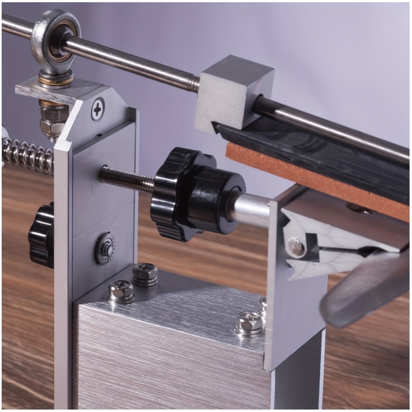 Manual 360 Degree Rotary Knife Sharpener with Aluminum Alloy Edge System