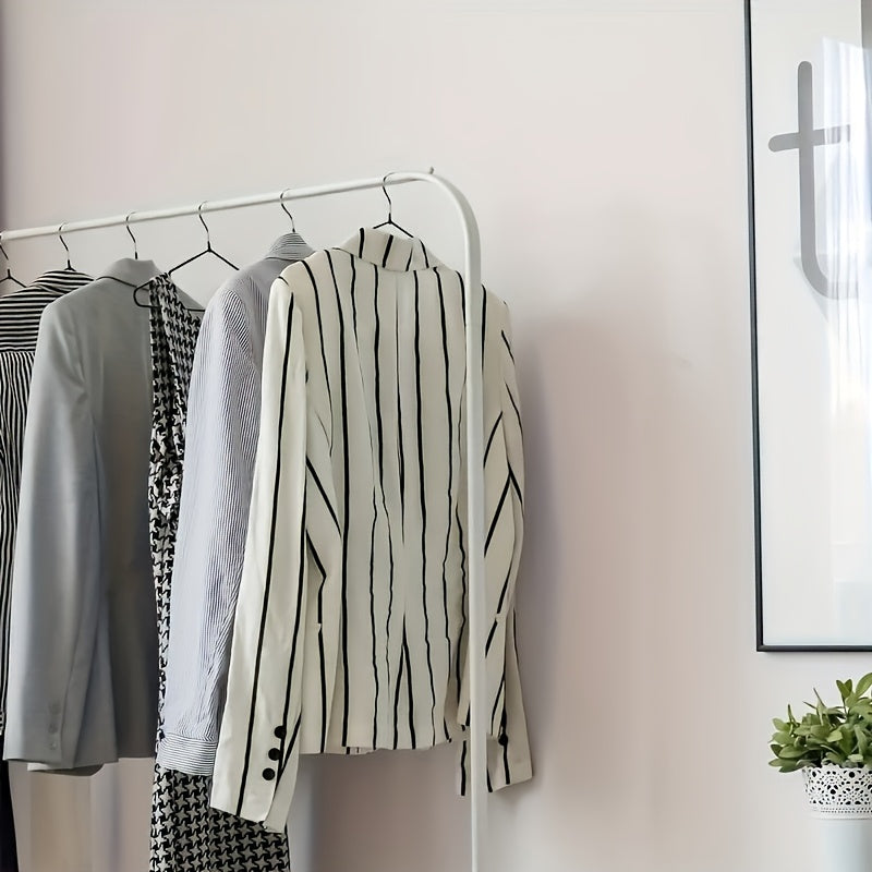 Set of 10 Stainless Steel Chrome Finish Metal Shirt and Coat Hangers