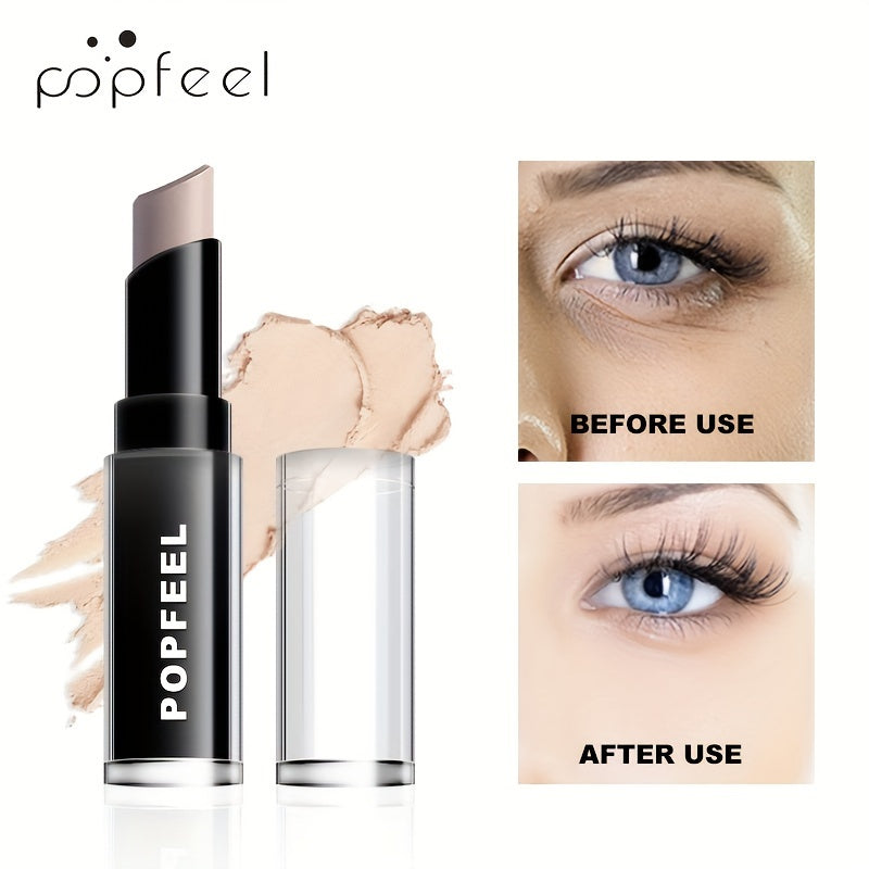 Corrector en barra para mujer, ilumina ojeras, cubre círculos oscuros, contorno de maquillaje con perla