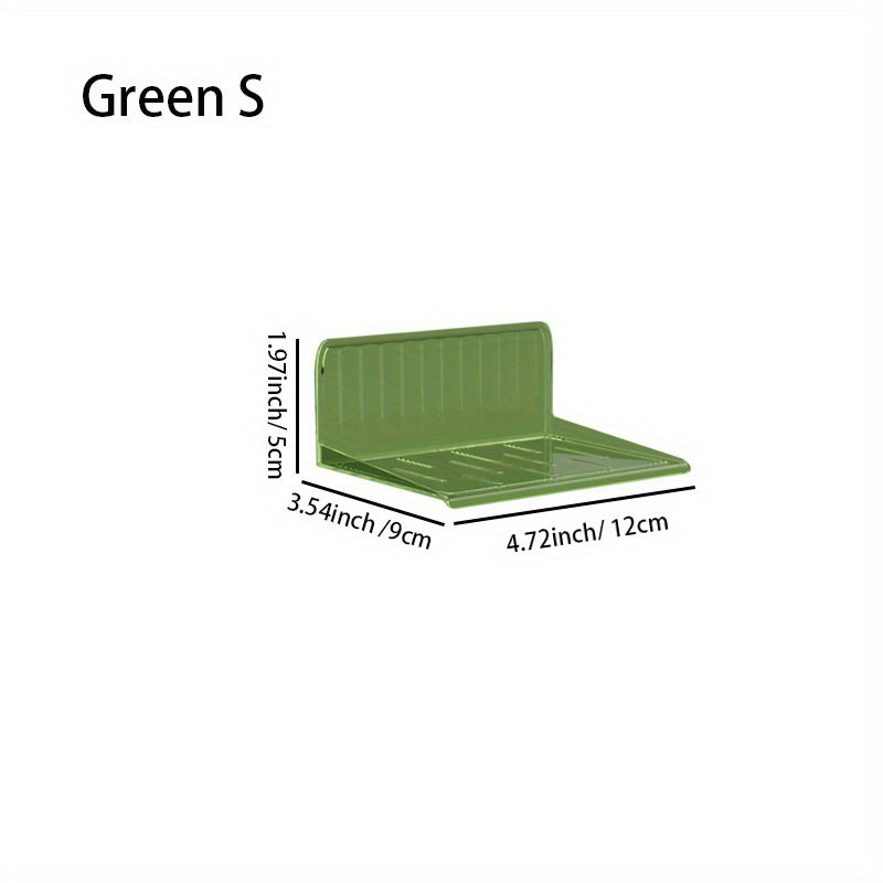 Estantes flotantes de acrílico autoadhesivos para sala de estar y dormitorio