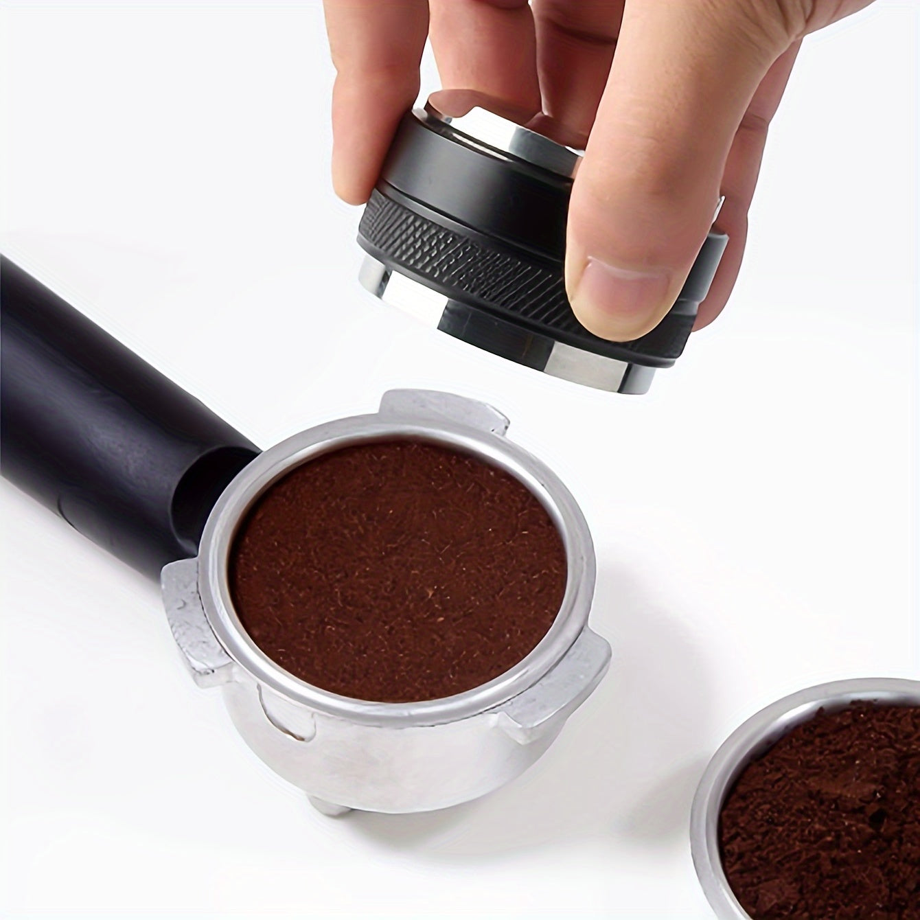 Adjustable Depth Coffee Tamper and Leveler 51/53/58mm for Espresso Machines