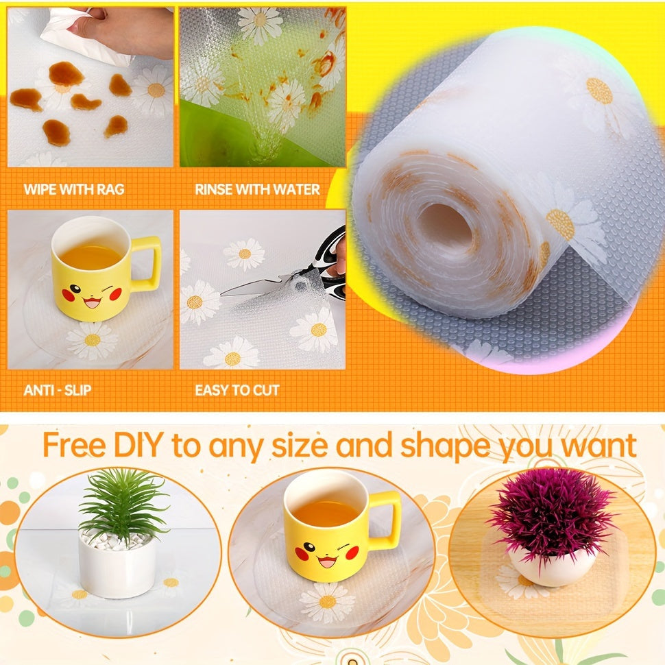 EVA oshxona tortma qoplamalari: Suv o'tkazmaydigan, yopishqoq emas, mustahkam va tozalash oson - 200sm/300sm o'ralarida mavjud, oshxona saqlash va tashkil etish uchun ideal