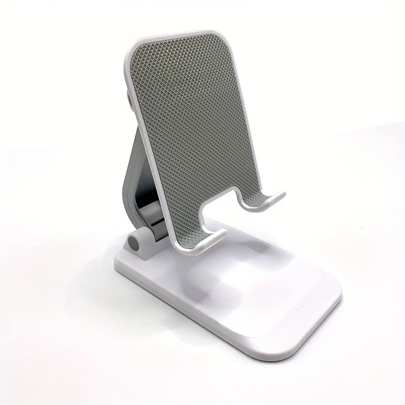 Foldable Metal Phone Stand with 360° Rotation for Phones and Tablets