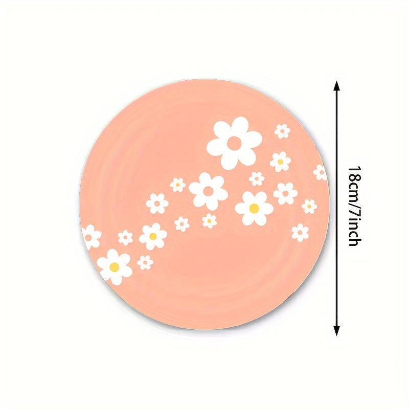 Одноразовый набор посуды с тематикой ромашки, 10 предметов: тарелки, чашки, салфетки, украшения для вечеринки