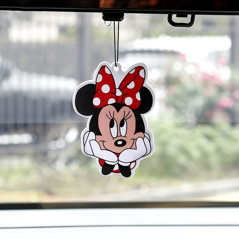 Девочки, освежитель воздуха для автомобиля, долговечная ароматическая бумага, милый мультяшный украшение