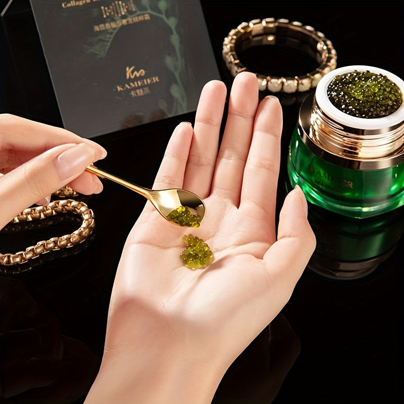 Crema facial de colágeno con hinojo marino, ácido hialurónico y glicerina 30g hidratante, humectante, para todo tipo de piel