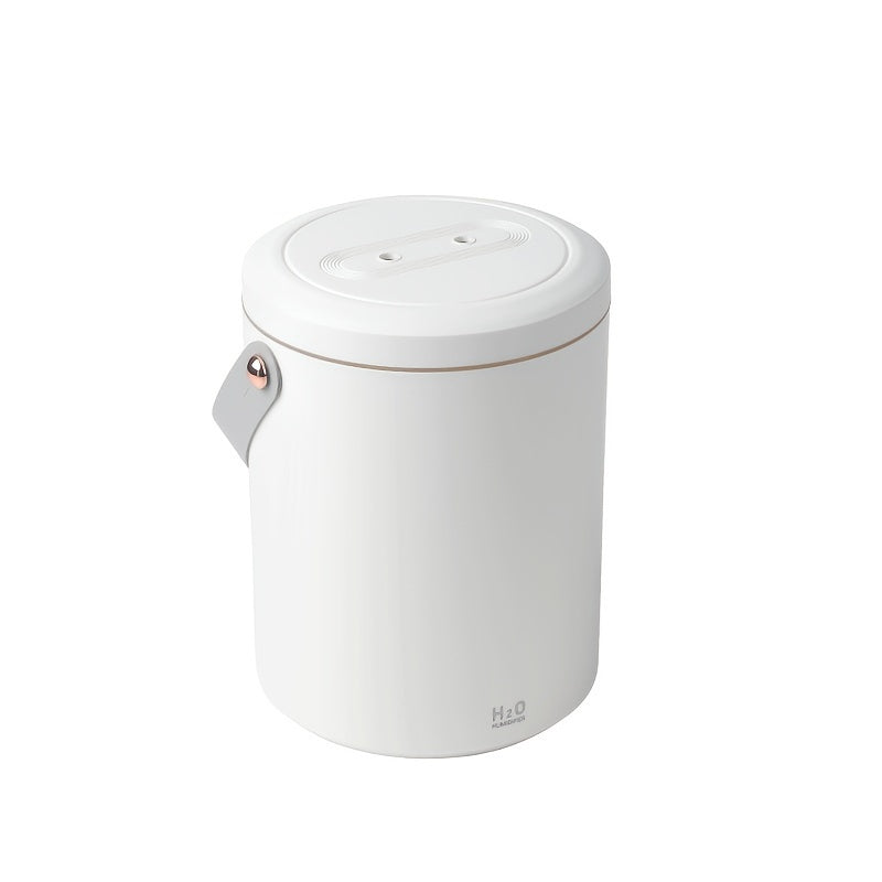 Large Capacity Pink Humidifier with Aromatherapy Essential Oil Function for Office and Bedroom USB Rechargeable Heavy Mist