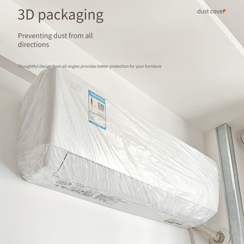 5 шт. прозрачных ПВХ чехлов для мебели и техники, водонепроницаемые защитные для дивана, телевизора, холодильника