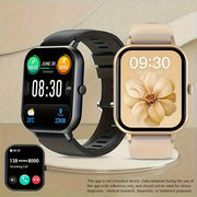 1.83 Inch Full Screen Metal Body Smart Watch for Android iPhone with Wireless Voice Calling and IP68 Water Resistance