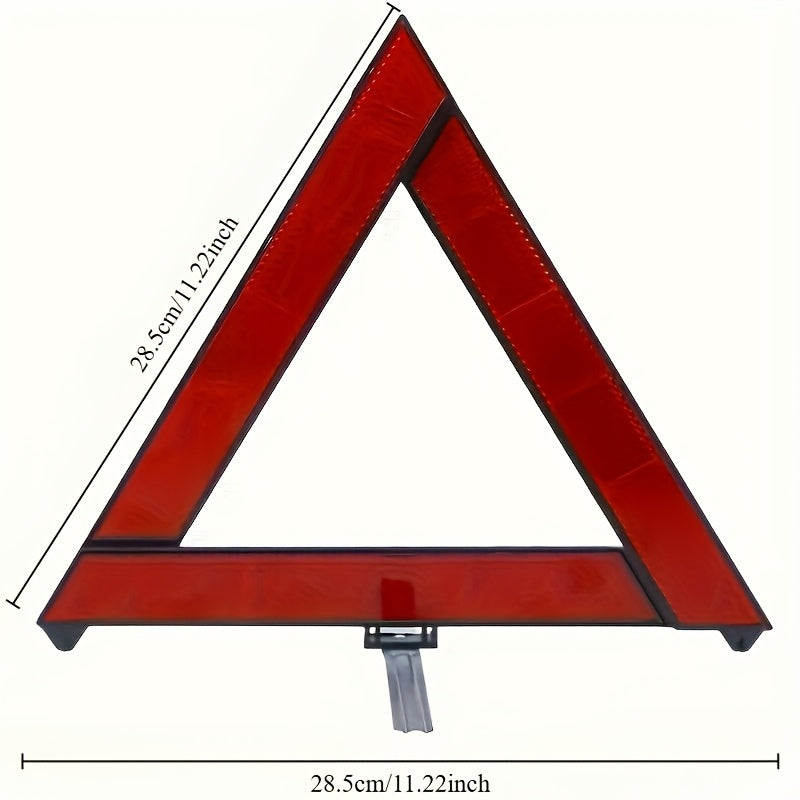 O'ziga xos yoritgichli xavfsizlik uchburchagi, avto, yuk mashinalari uchun favqulodda yo'l chetidagi ogohlantirish belgisi
