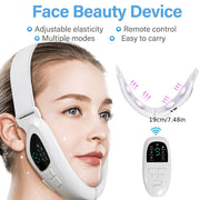 Dispositivo de belleza facial recargable con control remoto, 6 modos, 9 niveles de intensidad, carga USB