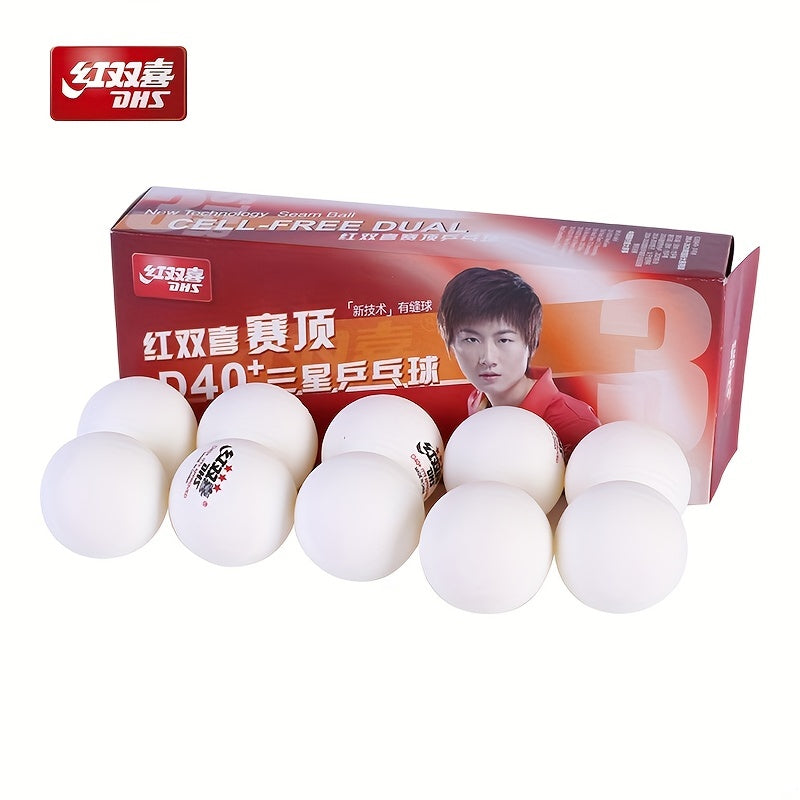 Resin White Yellow Table Tennis Balls for Competition and Training Indoor Ping Pong Balls