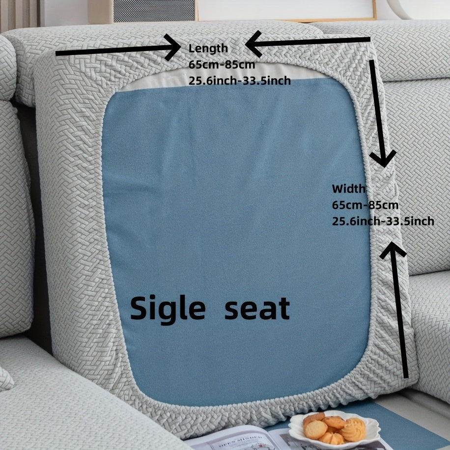 Checkered Polar Fleece Sofa Cover Universal Fit Machine Washable Multi-Purpose