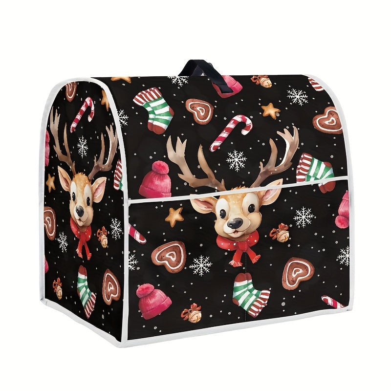 Christmas Kitchen Appliance Cover for Blender and Coffee Maker Dust Protector