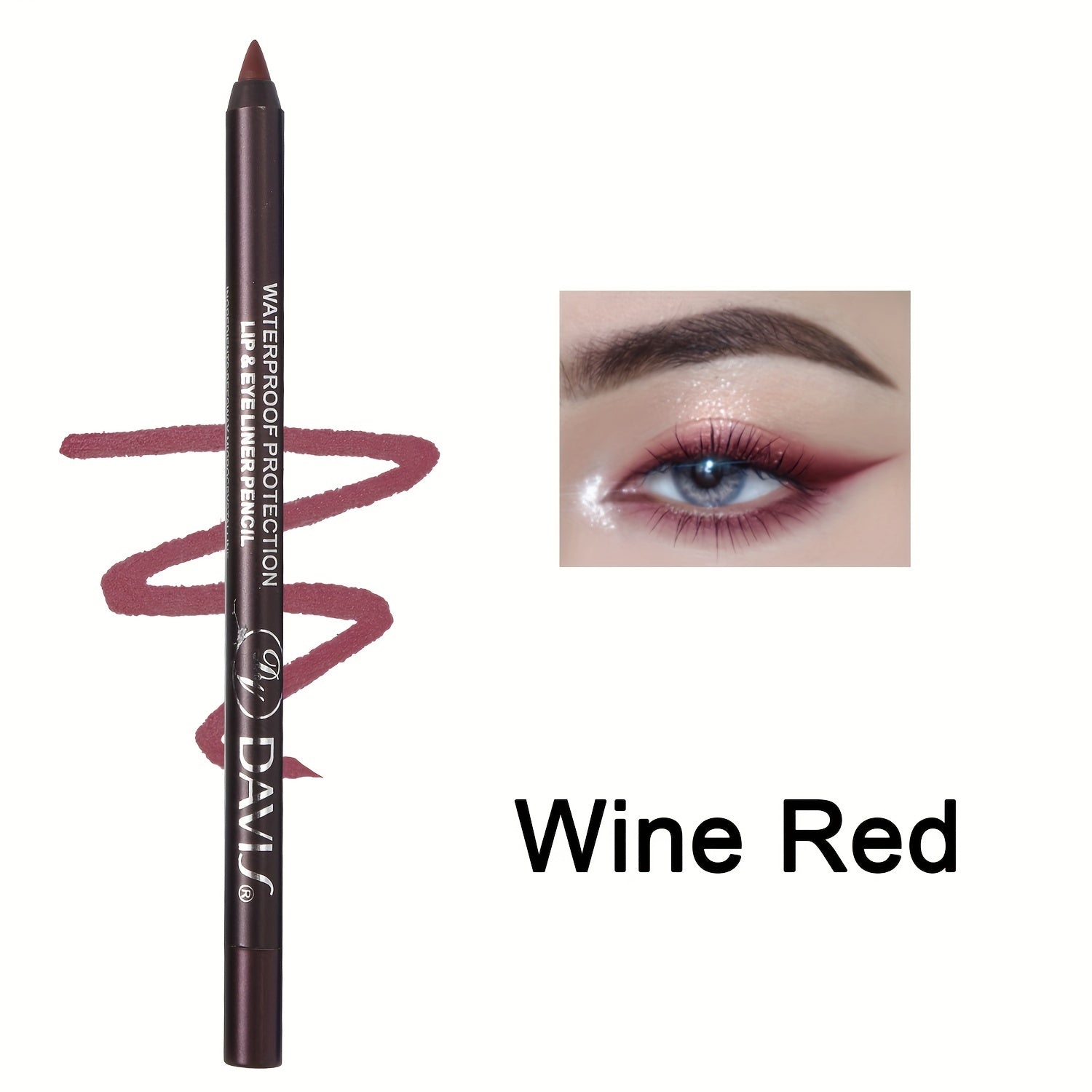 Waterproof Eyeliner Pencil Long-Lasting Bold Eye Makeup in Various Shades