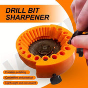 Plastic drill bit sharpener compatible with angle grinder for all drill bits 70