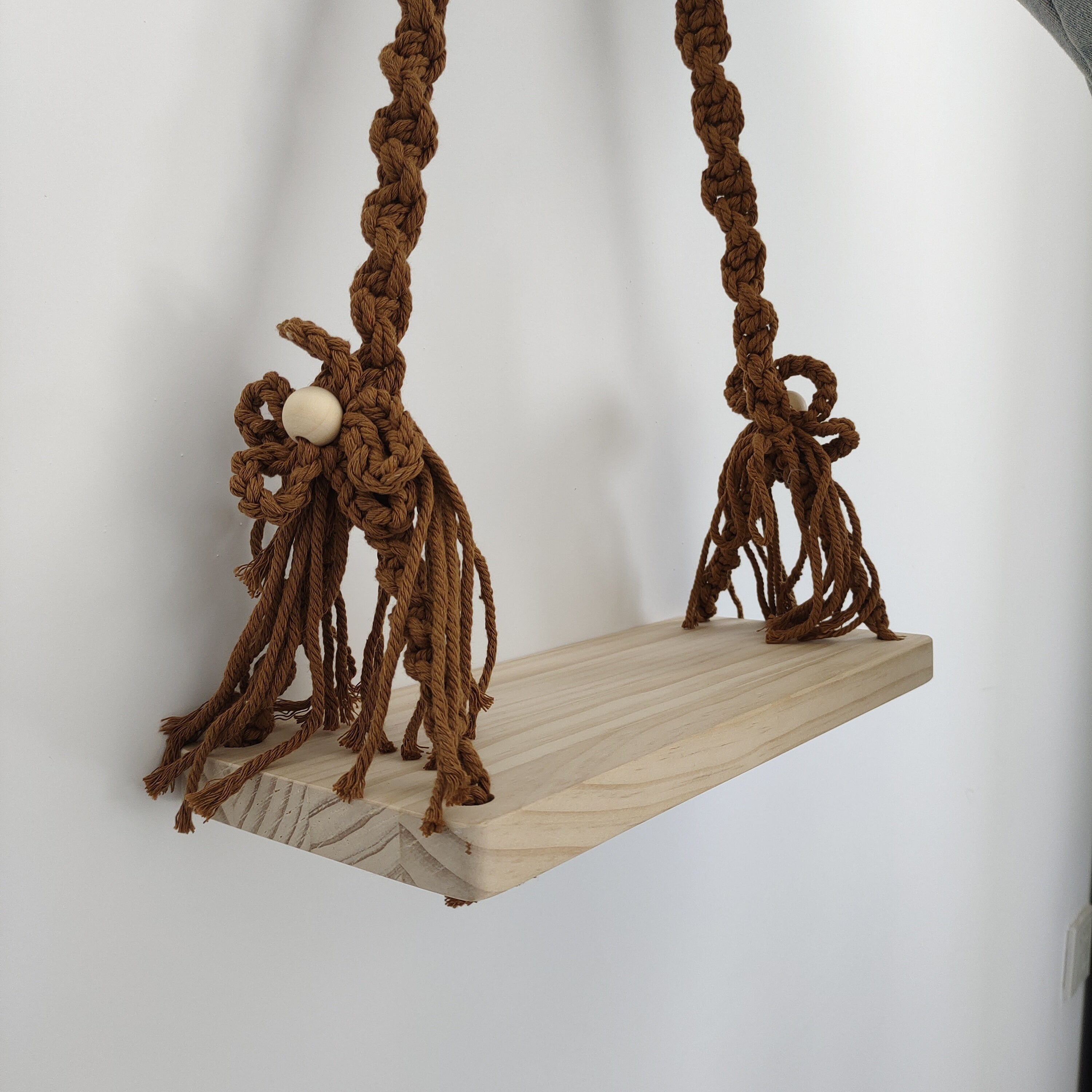 Wooden Swing Photo Prop for Kids Baby Shower Background Decoration