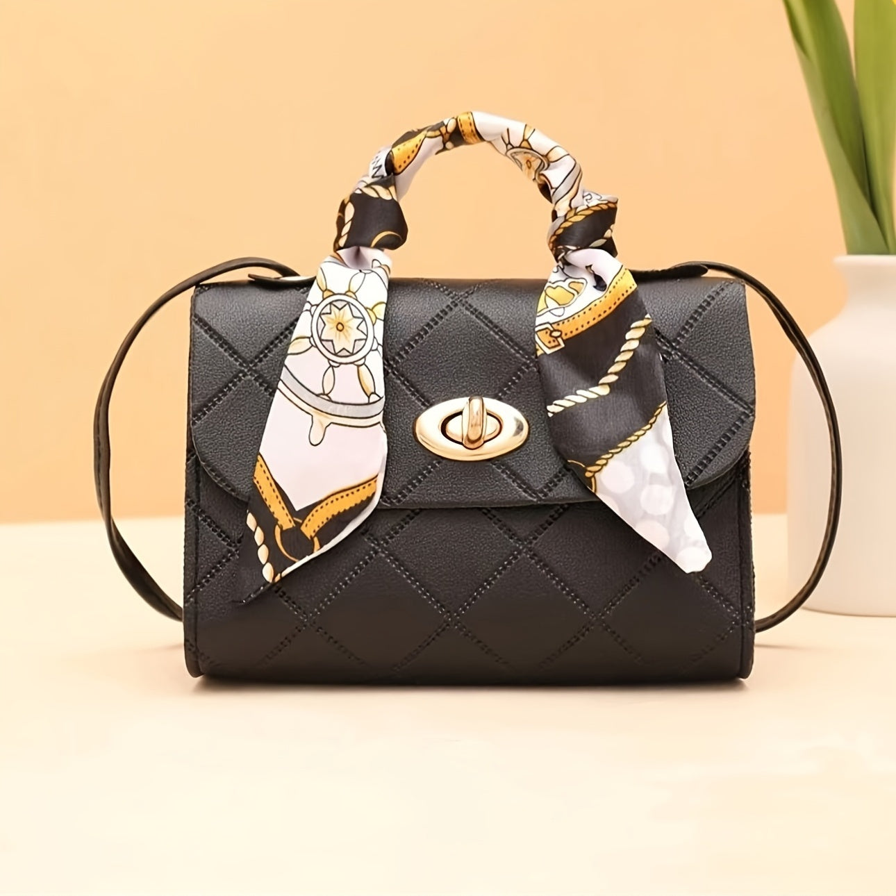 Moda to'qilgan kesma sumka, qaytariladigan sharf bilan, dog'ga chidamli PU material, almashtiriladigan kamar, qo'l bilan yuvish mumkin, kundalik va ofis ishlari uchun mos, 15 yoshdan oshganlar uchun.