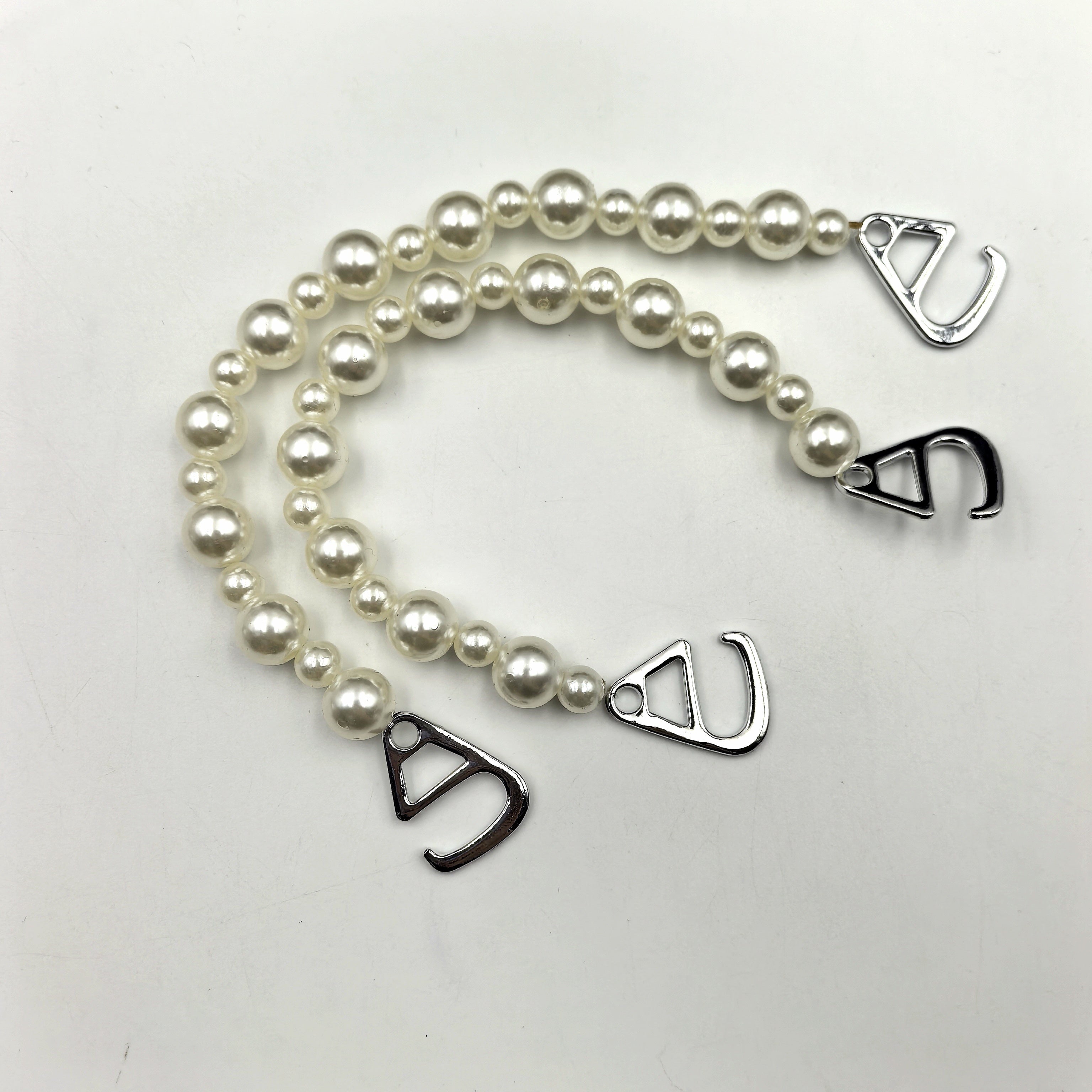 Women Pearl Chain Shoe Accessories Lightweight Stylish Dress Up Footwear