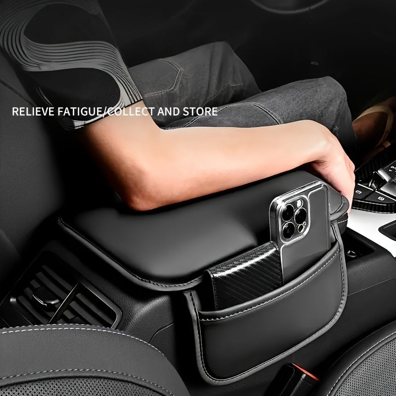Universal Car Armrest Pad Soft Cushion Extended Comfortable Easy Install