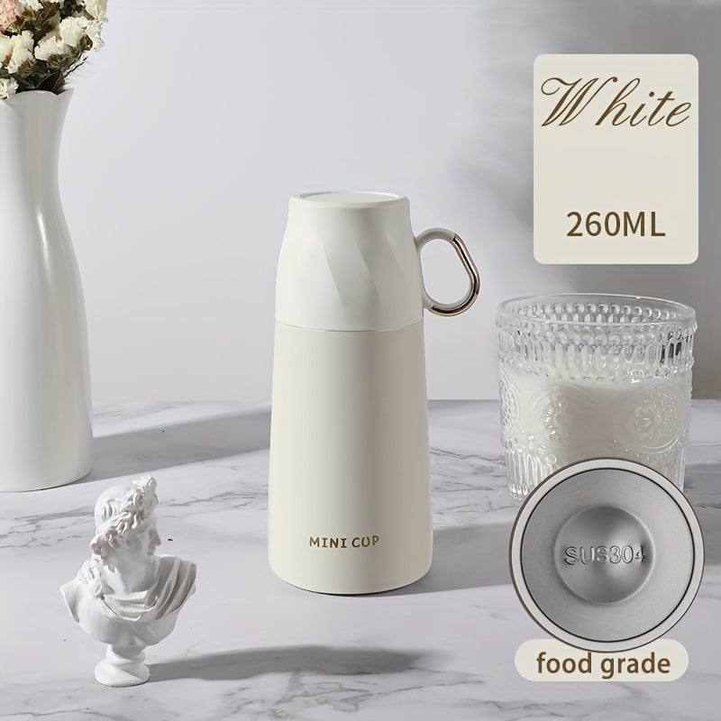 Juego de tazas térmicas de acero inoxidable con aislamiento de doble capa a prueba de fugas para viajes, oficina y escuela