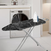 Black and White Marble Ironing Board Dust Cover Durable Stain Resistant