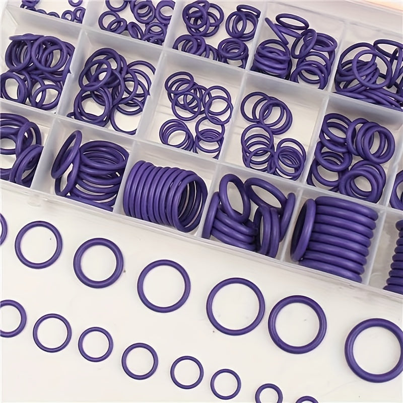 270 Pcs Rubber O Rings Kit for Car Air Conditioning Repair Set