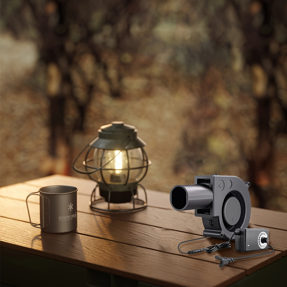 Adjustable Speed Blower Stove with Multi-Use Firewood Barbecue Waste Oil Fan