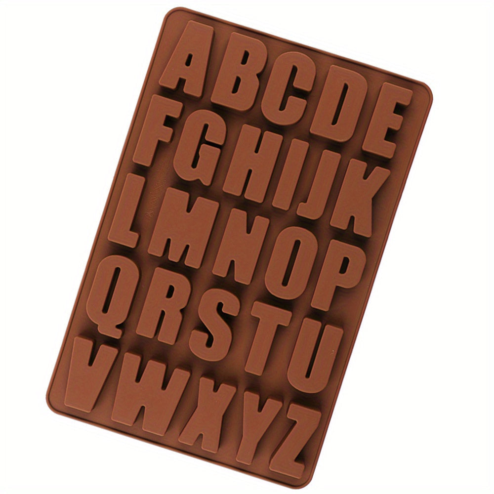 Silicone Alphabet Mold Set for Baking, Crafts, and DIY Projects