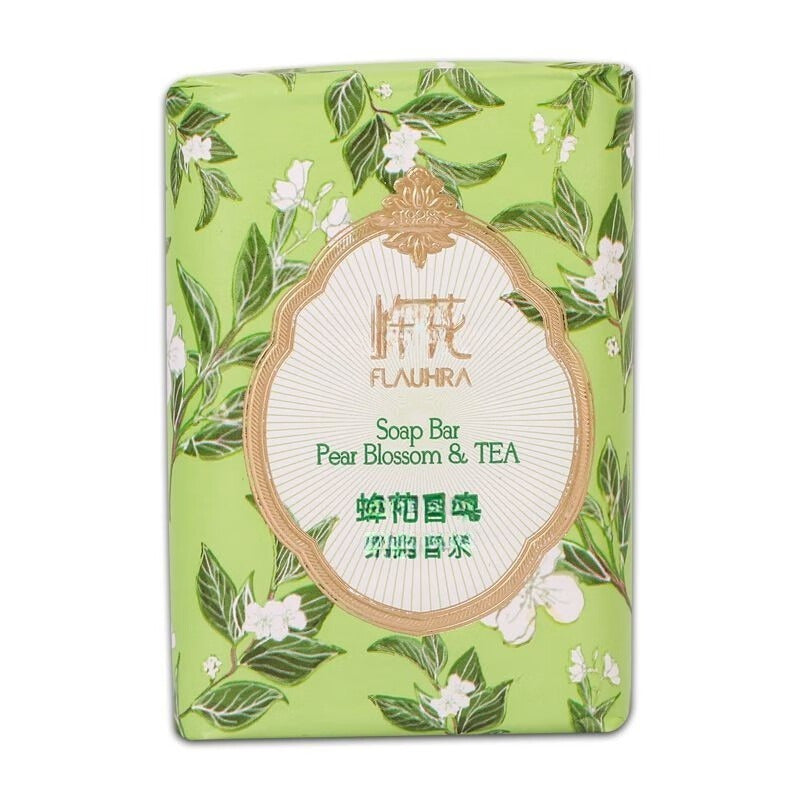 Essential Oil Infused Soap with Spring Tea Peony and Sandalwood for Face Bath and Hand Washing