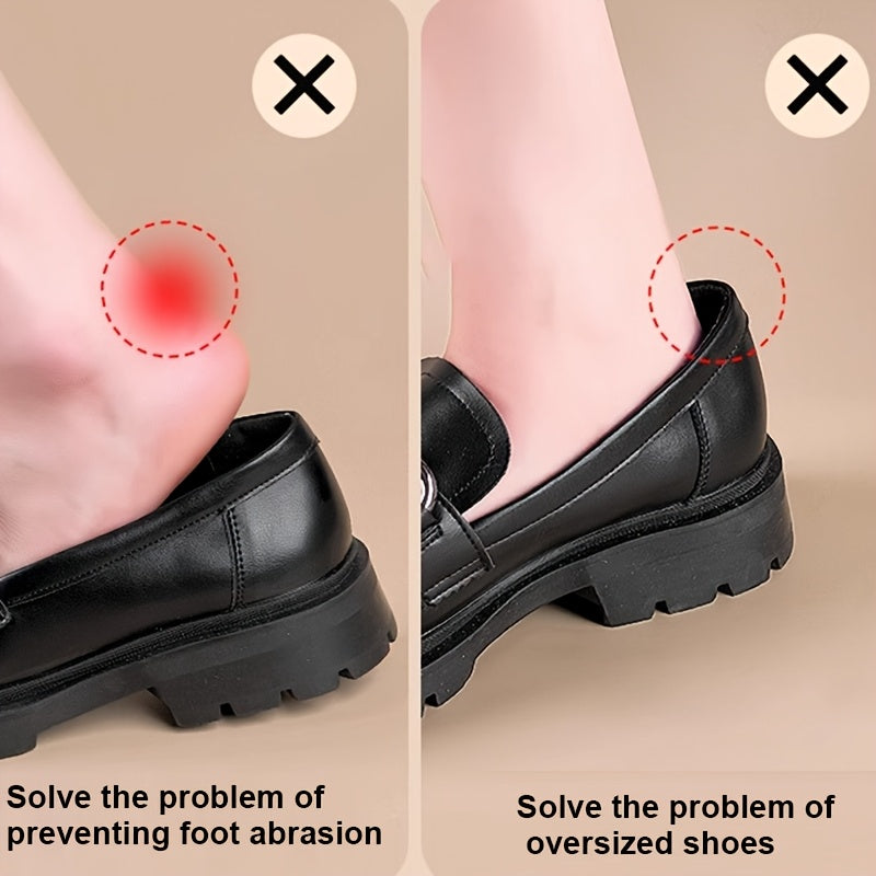 6 Pcs Women Men Thick Cushioned Shoe Insoles Black Beige Anti-Slip