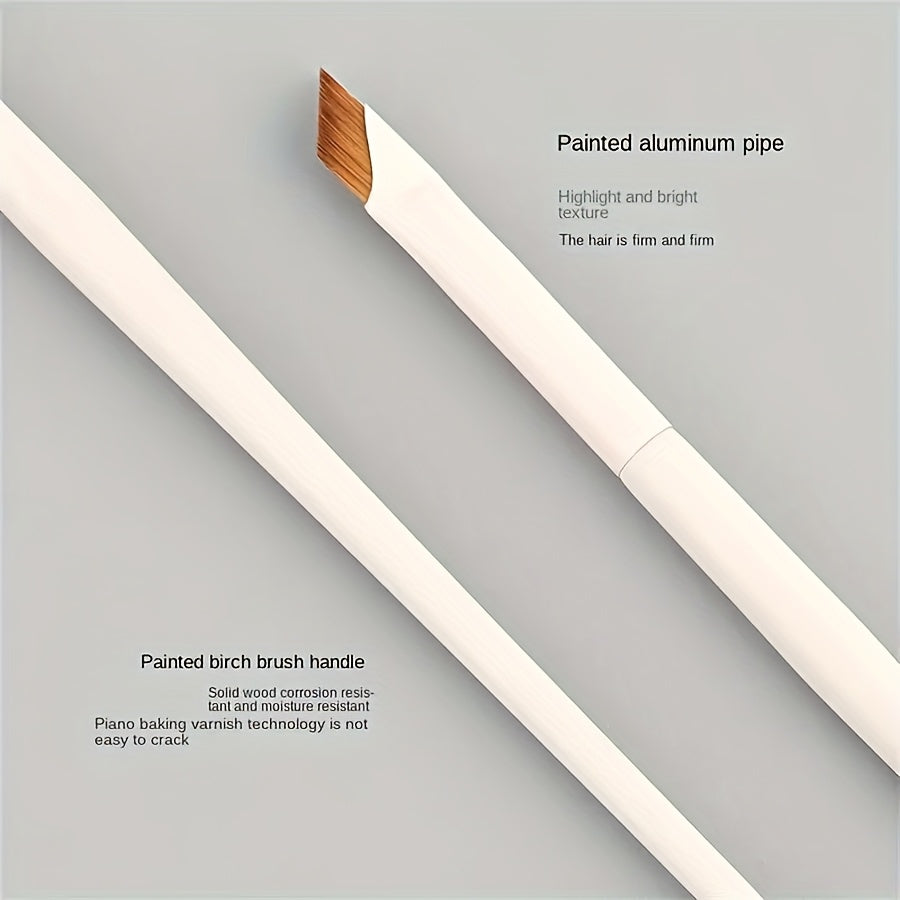 Women White Porcelain Eyeliner and Eyebrow Brush Set 1/2/3pcs