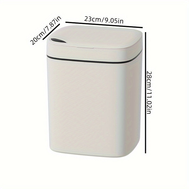 Compactador de basura inteligente sin contacto de 12L con sensor de higiene, alimentado por batería para cocina, baño y oficina
