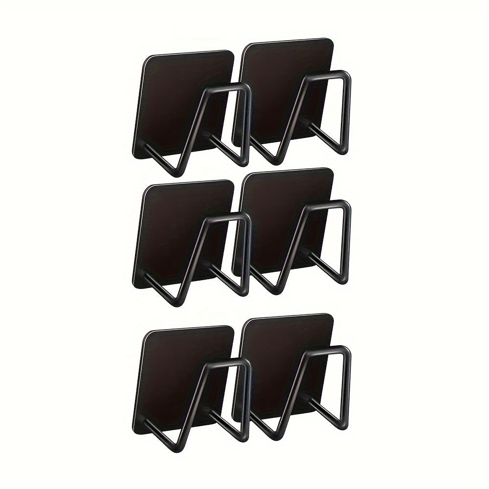 Juego de organizador de cocina y baño de acero inoxidable, estante para drenaje, soporte para esponjas, montado en la pared