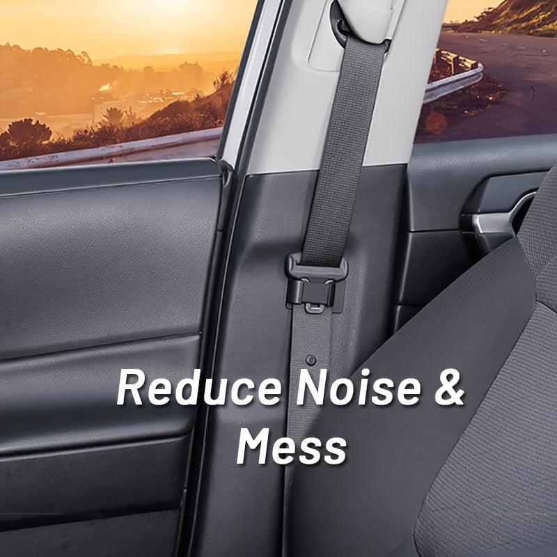 Pet Car Seat Belt Stabilizer Clip Carbon Fiber Style Noise Reduction Secure Buckle