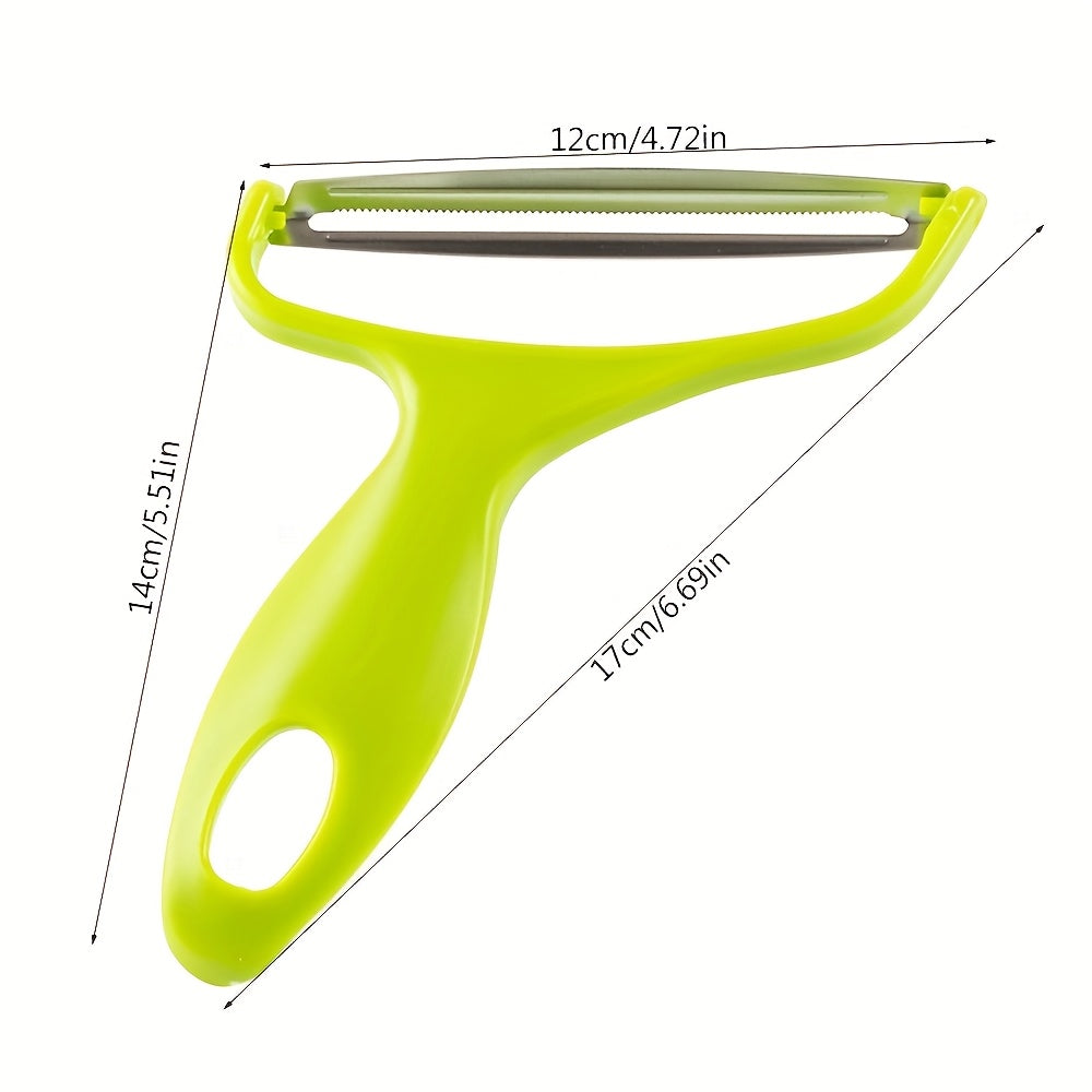 Juego de utensilios de cocina de acero inoxidable con pelador de verduras, cuchillo de fruta y cortador de col