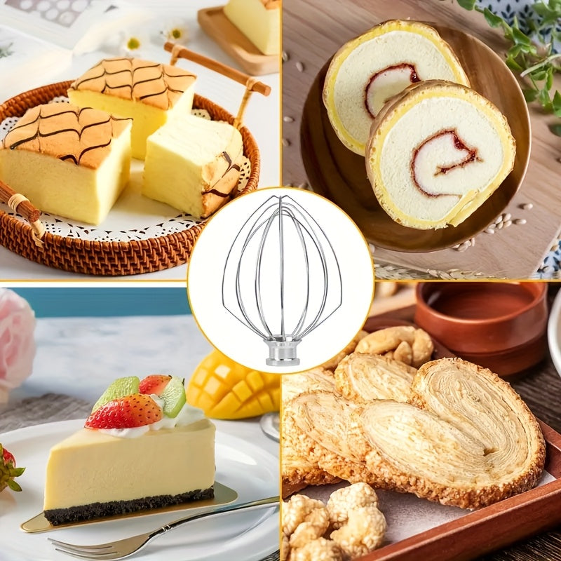 Aluminum Blender Attachment for KitchenAid 4.5QT 5QT Mixers for Eggs Cream Baking