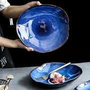 Irregular Ceramic Tableware for Hotels and Restaurants for Sushi and Steak Serving