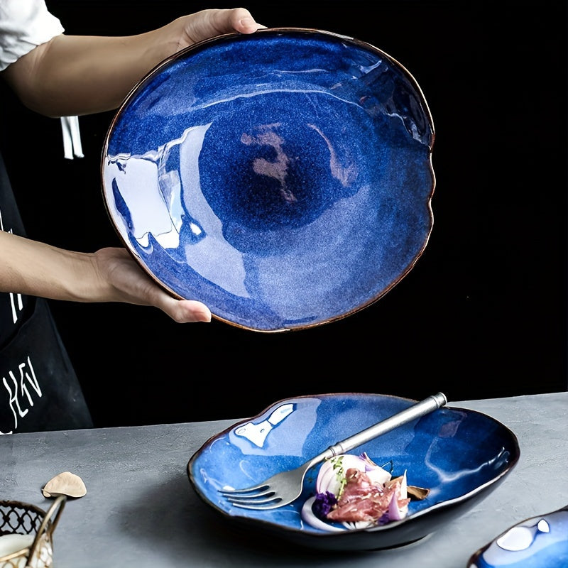 Irregular Ceramic Tableware for Hotels and Restaurants for Sushi and Steak Serving