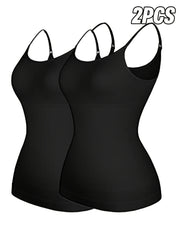 Women's Sleeveless Tank Top Breathable Athletic Wear Pack of 2