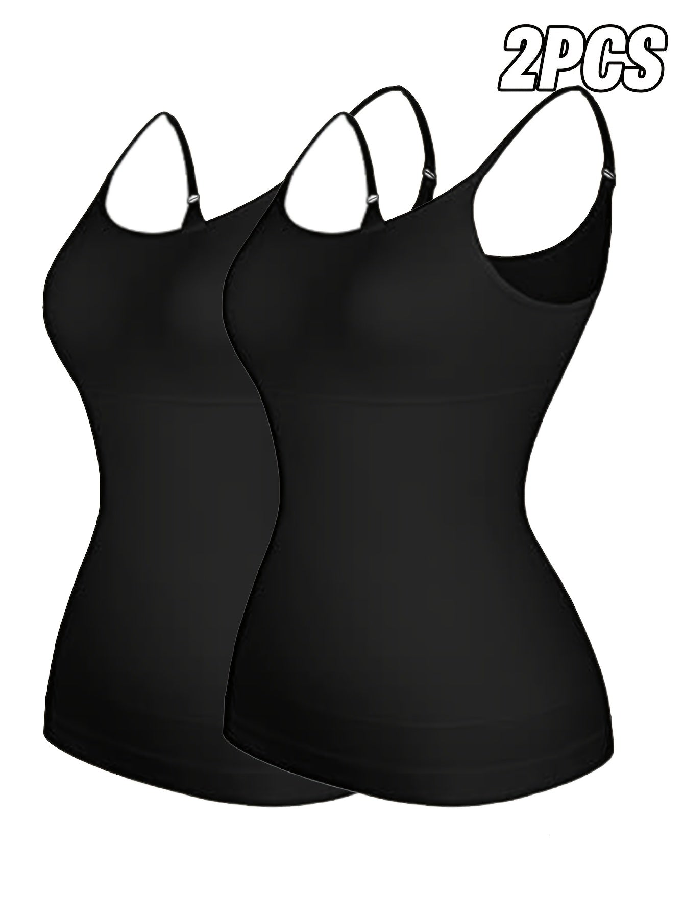 Women's Sleeveless Tank Top Breathable Athletic Wear Pack of 2