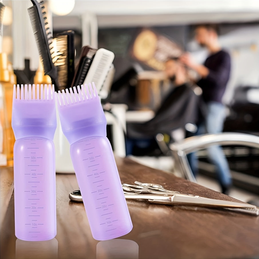 Peine profesional para raíces del cabello, aplicador de estilo, botella de champú, herramienta duradera para el cabello