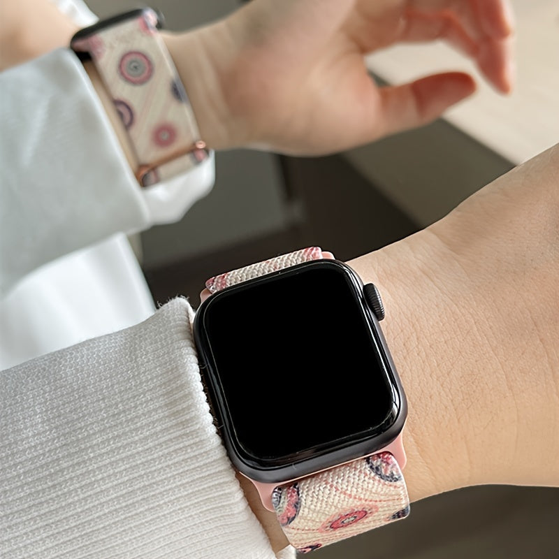 Nylon Replacement Watch Band for iWatch Series Ultra SE 8 7 6 5 4 3 2 1 38/40/41mm 42/44/45/49mm