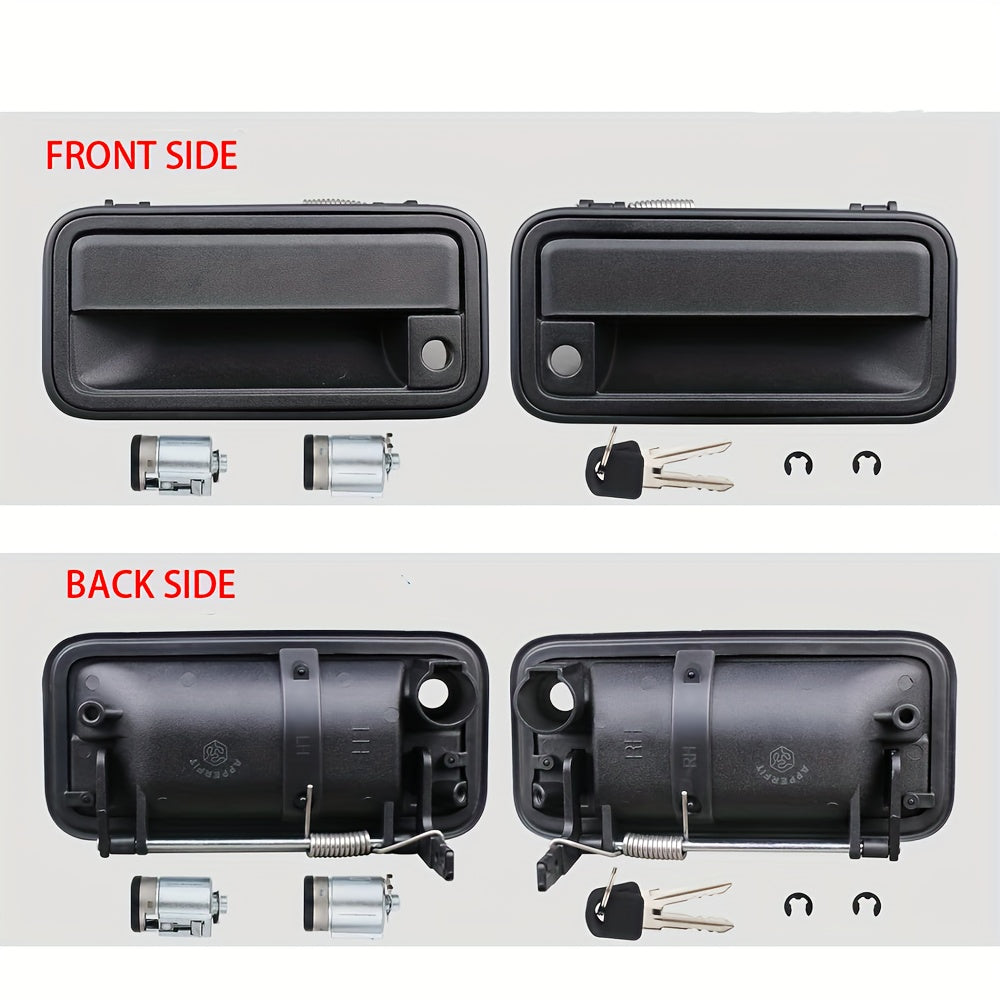 Front Rear Exterior Metal Door Handles for Chevy GMC Vehicles 1995-1999