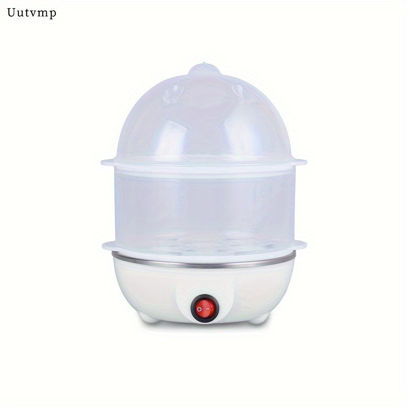 2-in-1 Egg Boiler and Steamer with Auto Power Off