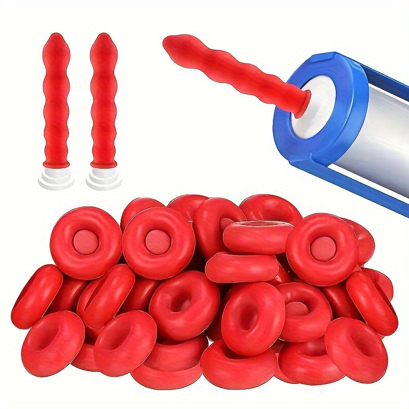 10 Pcs Red Filler Seal Storage Caps for Sealing and Storage
