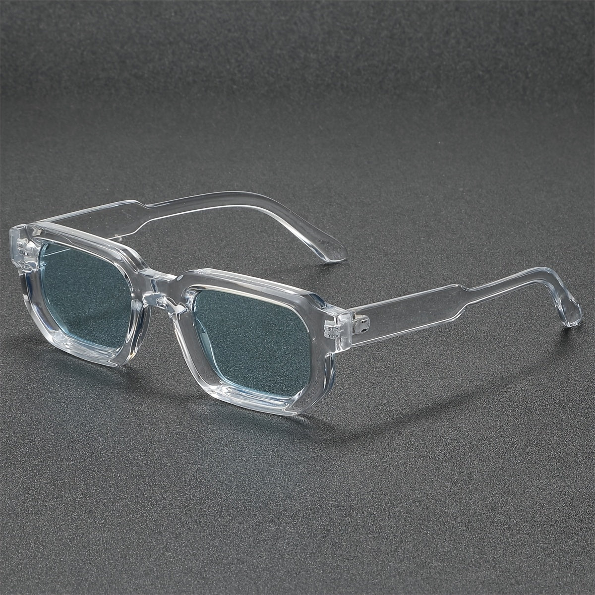 Квадратные солнцезащитные очки для мужчин, черная поликарбонатная оправа, модные очки