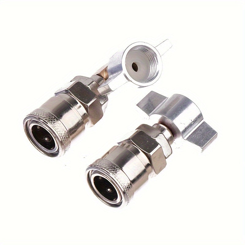 Truck Dust Gun Air Tank Connector Straight and Elbow Fittings for Off-Road Vehicles